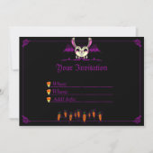 Nacht van de Bunny nodigt uit Kaart (Achterkant)