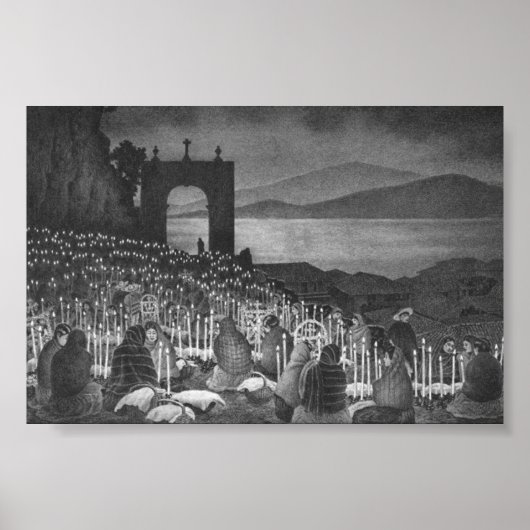 Nacht van de dood. Janitzio, Mexico. Circa 1958 Poster (Voorkant)