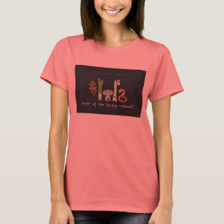 nacht van de levende compost op je shirt! t-shirt