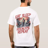 Nacht van de Levende Dode Fan Art T-shirt (Achterkant)