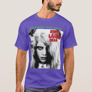 Nacht van de levende dode kleine zombie meisje vin t-shirt