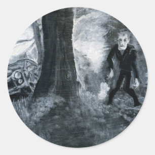 Nacht van de levende dood: Zombie Ronde Sticker