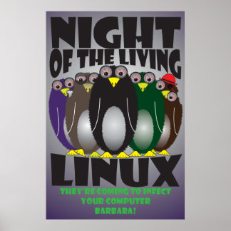 Nacht van de levende pinguïns poster