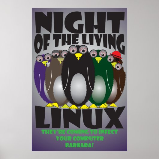 Nacht van de levende pinguïns poster (Voorkant)