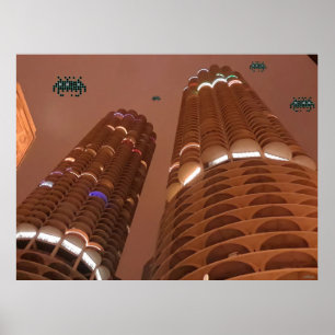 Nacht van de Marina City Indringers Poster