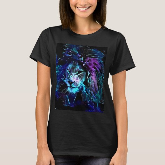 Nacht van de Neon Leeuw T-shirt (Voorkant)