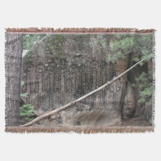 Nacht van de Walking Gigglers Deken (Voorkant)