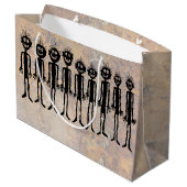 Nacht van de wandelende Gigglyph Groot Cadeauzakje (Achterkant Gekanteld)