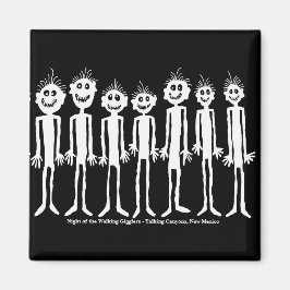 Nacht van de wandelende Gigglyph Magneet