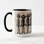 Nacht van de wandelende Gigglyph Mok (Links)