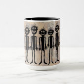 Nacht van de wandelende Gigglyph Mok (Midden)