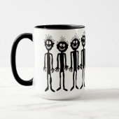 Nacht van de wandelende Gigglyph Mok (Links)