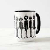 Nacht van de wandelende Gigglyph Mok (Voorkant rechts)