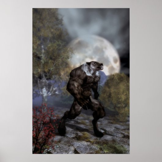 Nacht van de wolf poster (Voorkant)