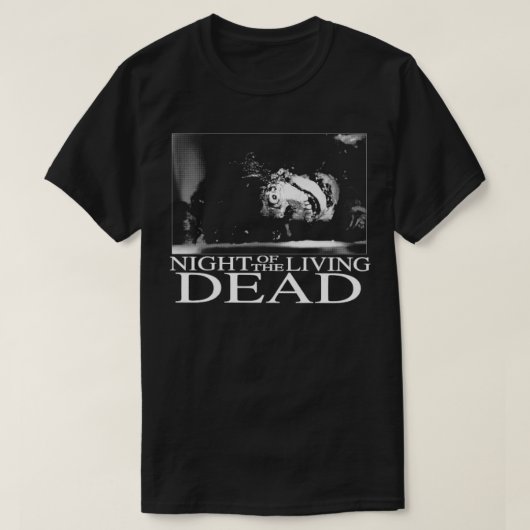 Nacht van de Zombie Horror Classic T-shirt (Design voorkant)