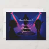 Nacht van een Duizend Aangepaste Uitnodigingen van (Achterkant)