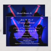 Nacht van een Duizend Aangepaste Uitnodigingen van (Voorkant / Achterkant)