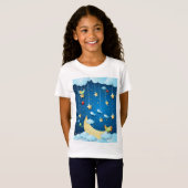 Nacht van grote long t-shirt (Voorkant volledig)
