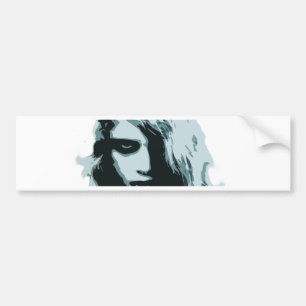 Nacht van het levende zombie meisje bumpersticker
