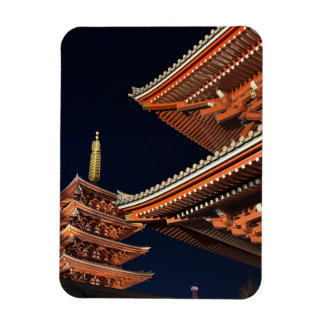 Nacht van Kaminarimon in Tokio Japan Magneet