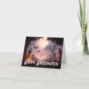 Nacht van Schaduwen – Een Halloween-spreuk Ontwaak Kaart