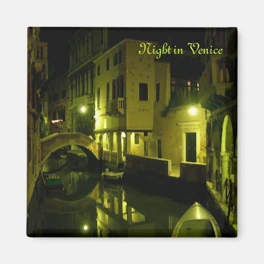 Nacht Venetië Magneet (Voorkant)