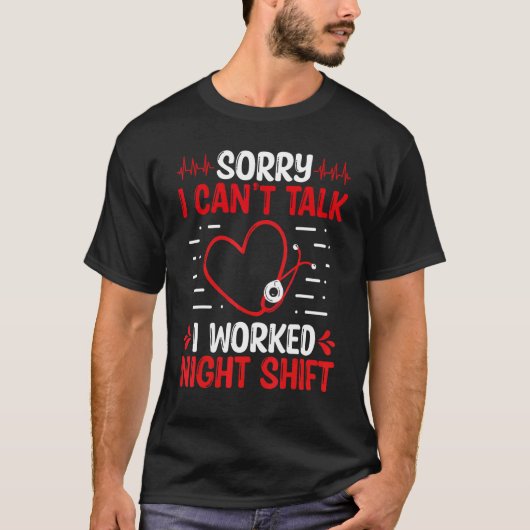 Nacht Verschuiving Night Shift N T-shirt (Voorkant)