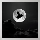 nacht vliegend varken - 20 x 24 inch poster (Voorkant)