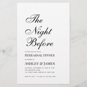 Nacht voor de repetitie van het Manuscript Inwendi