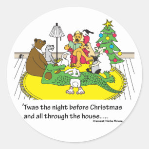 Nacht voor Kerst sticker