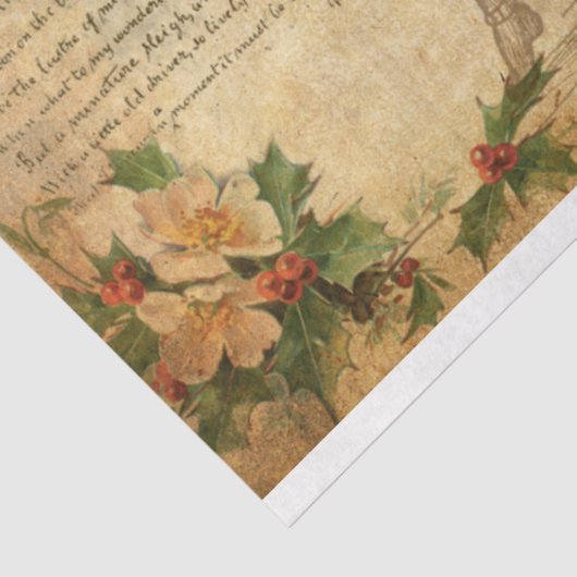  nacht voor kerstcollage tissuepapier (Detail)