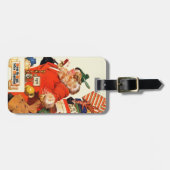 Nacht voor Kerstmis Bagagelabel (Voorkant horizontaal)