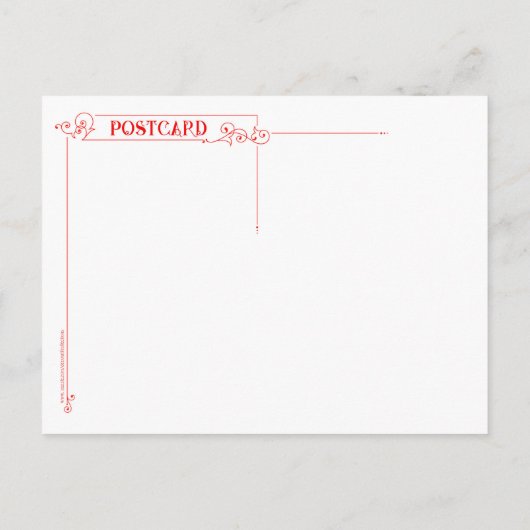 Nacht voor Kerstmis Briefkaart (Achterkant)