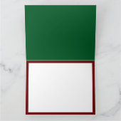 Nacht voor Kerstmis Kerstman vakantie Kaart (Binnen)