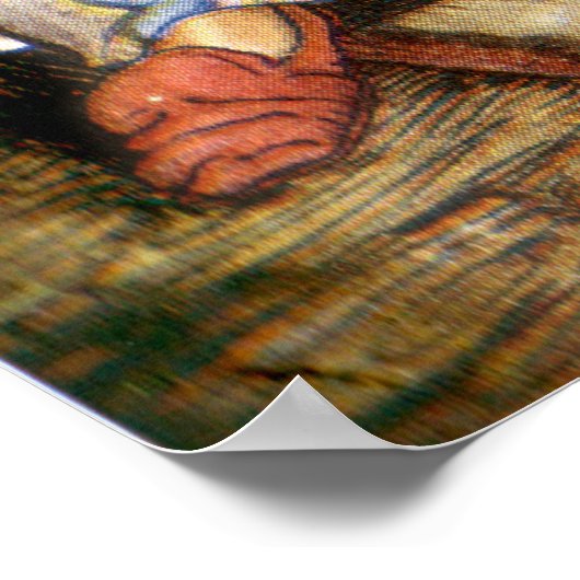 Nacht voor Kerstmis Kinderen in bed Rackham Poster (Hoek)