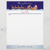 Nacht voor Kerstmis Nieuwsbrief met Sjabloon Briefhoofd (Voorkant)