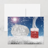 Nacht voor kerstmis Sjabloon Briefkaart (Voorkant / Achterkant)