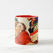 Nacht voor Kerstmis Tweekleurige Koffiemok (Center)