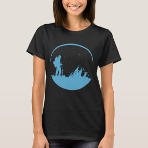 Nacht Wandelen Sterren Bergen T-shirt