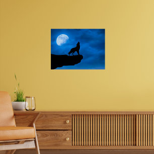 Nacht Wolf Poster