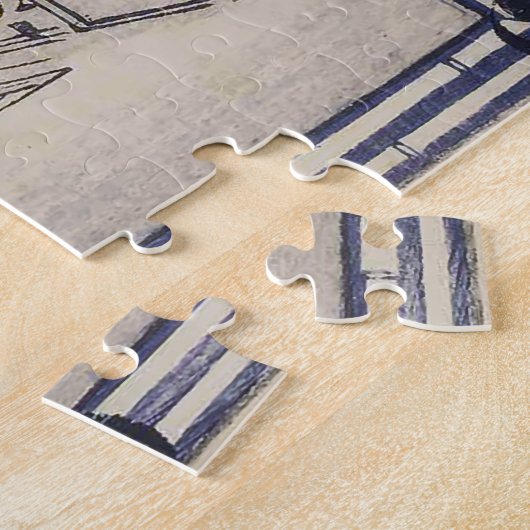 nachtaanval | Utagawa Hiroshige | Legpuzzel (Zijkant)