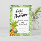 Nachtavond in Havana Bridal Shower Kaart (Staand voorkant)