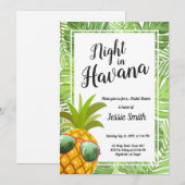 Nachtavond in Havana Bridal Shower Kaart (Voorkant / Achterkant)