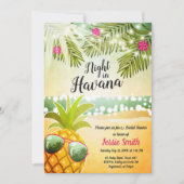 Nachtavond in Havana Bridal Shower Kaart (Voorkant)