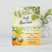 Nachtavond in Havana Bridal Shower Kaart (Staand voorkant)