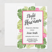 Nachtavond in Havana Bridal Shower Kaart (Voorkant / Achterkant)