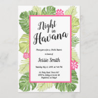 Nachtavond in Havana Bridal Shower