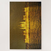 Nachtbeeld, Hongaars Parlement, Boedapest Hongarij Legpuzzel (Verticaal)