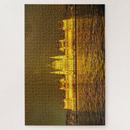 Nachtbeeld, Hongaars Parlement, Boedapest Hongarij Legpuzzel