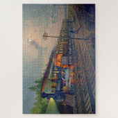 Nachtbeeld op de New York Central Railroad Legpuzzel (Verticaal)